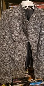 CJ Banks size 1X woman's blazer black and white